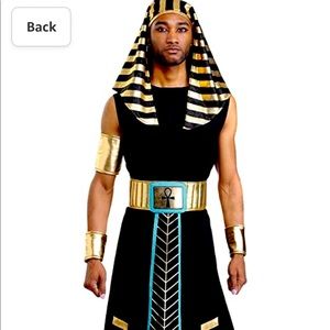 Adult Dark Pharaoh Costume Egyptian Halloween